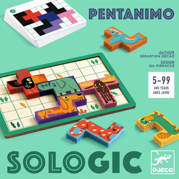 Juego de lógica Pentanimo · DJECO - Bizcocho de Yogur
