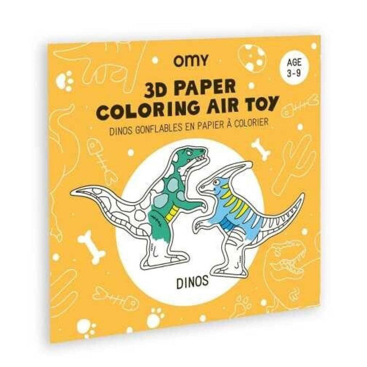 Juego OMY Dinos para colorear e inflar - Bizcocho de Yogur
