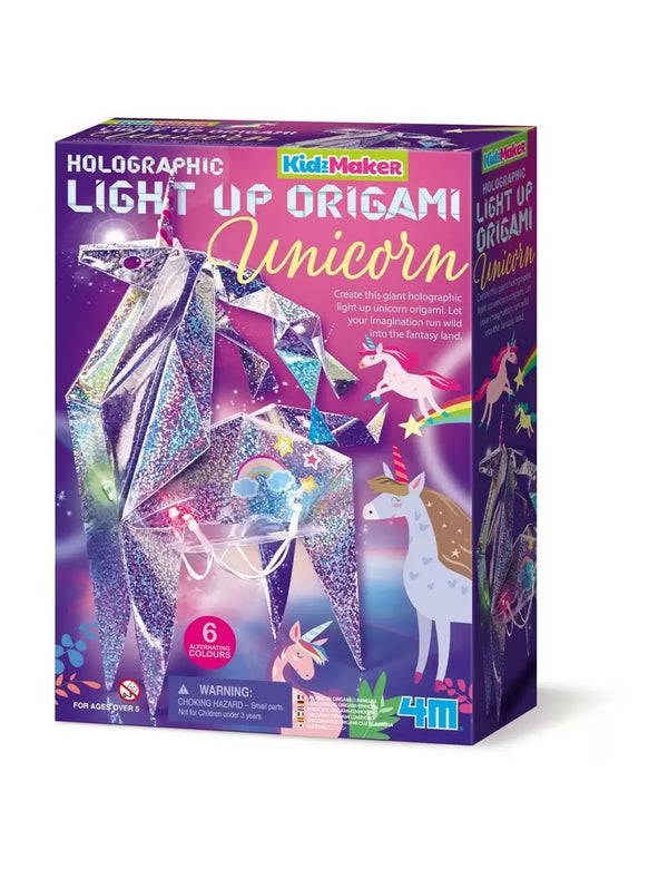 KidzMaker Origami de Unicornio Brillante · 4M