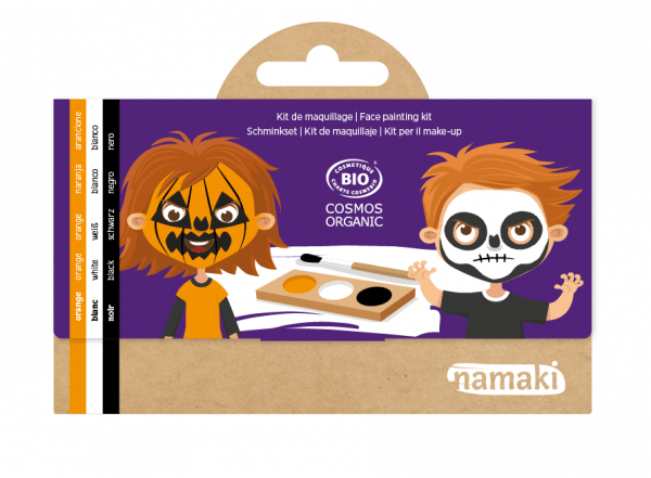 Kit maquillaje calabaza y esqueleto · Namaki - Bizcocho de Yogur