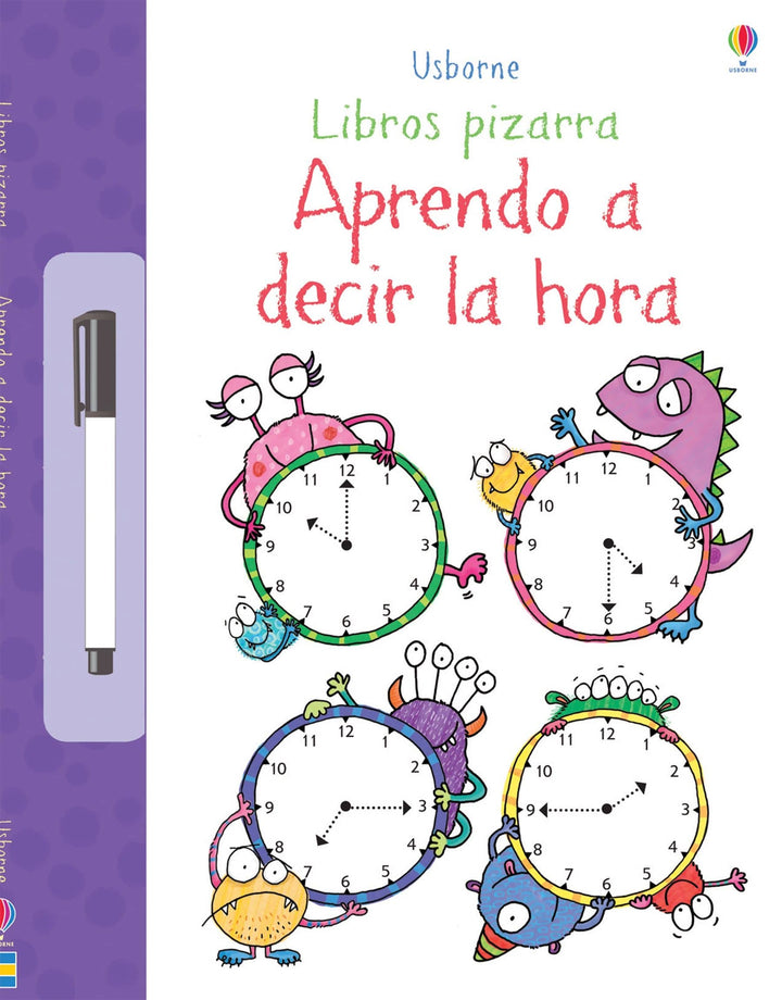 Libro Pizarra · Aprendo a decir la hora - Bizcocho de Yogur