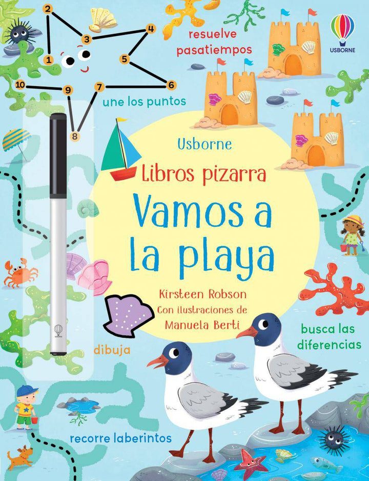 Libro Pizarra · Vamos a la playa - Bizcocho de Yogur