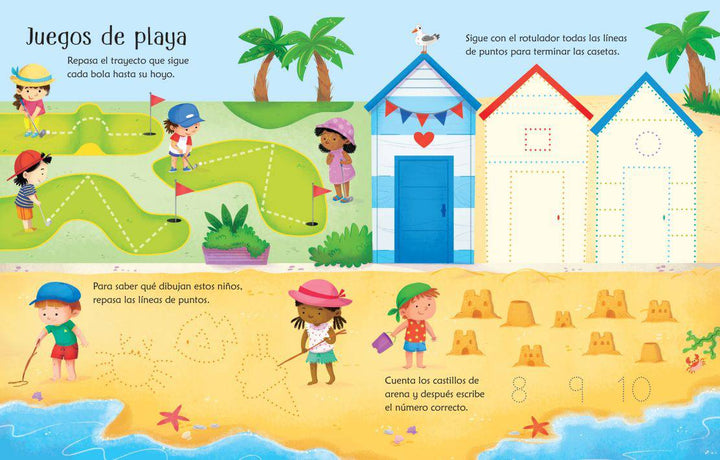 Libro Pizarra · Vamos a la playa - Bizcocho de Yogur