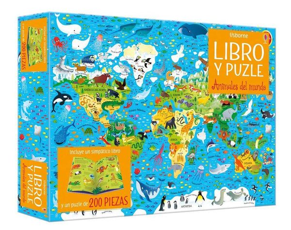 Libro Puzzle · Animales del Mundo - Bizcocho de Yogur