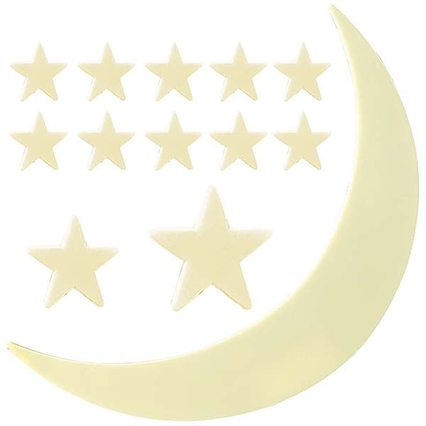 Luna y Estrellas Brillantes en la Oscuridad · 4M - Bizcocho de Yogur