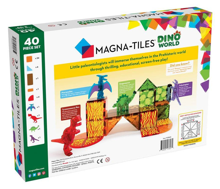 Magna-T Dino World Set 40 piezas - Bizcocho de Yogur