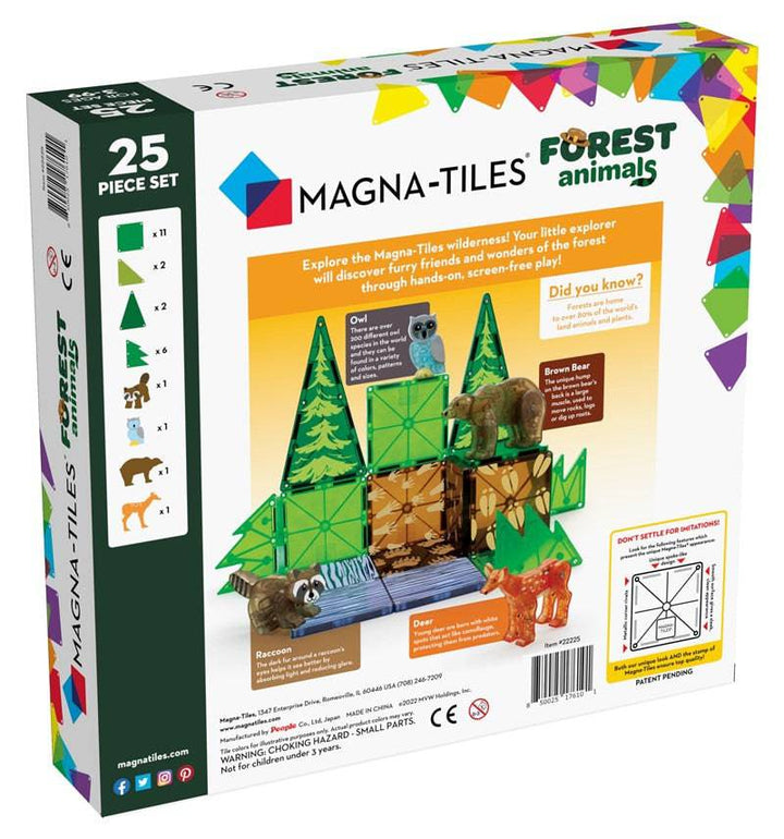 Magna-T Forest Animals Set 25 piezas - Bizcocho de Yogur