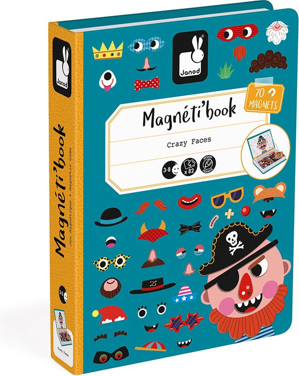 Magneti'Book Crazy Faces Chicos· Janod