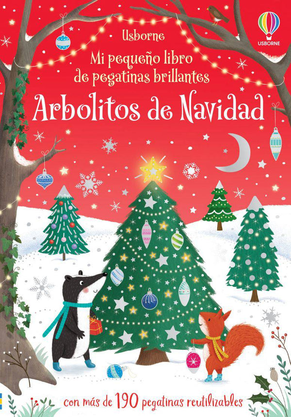 Mi pequeño libro de pegatinas brillantes · Arbolitos de Navidad - Bizcocho de Yogur