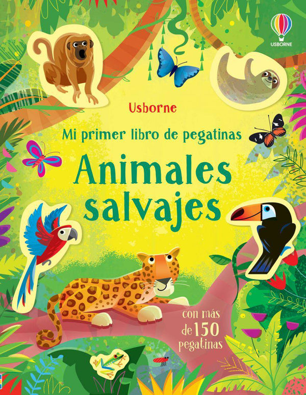 Mi primer libro de pegatinas · Animales Salvajes - Bizcocho de Yogur