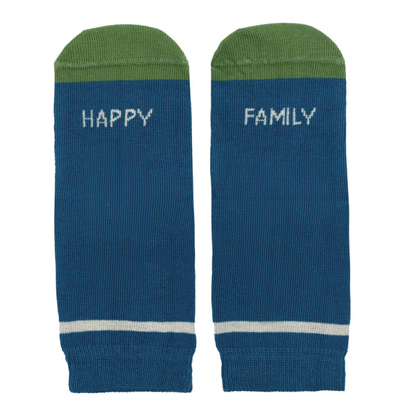 Mini calcetines "Happy Family" - Bizcocho de Yogur