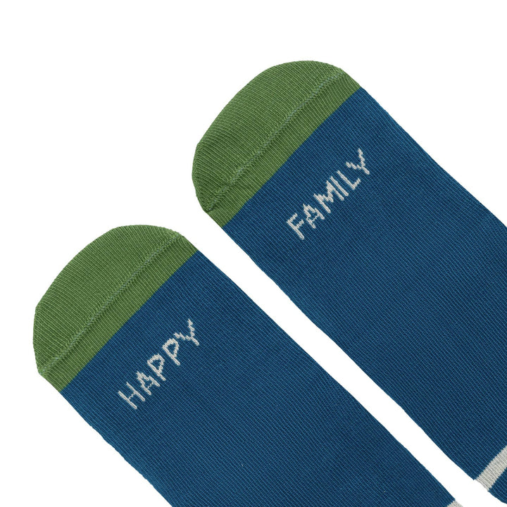 Mini calcetines "Happy Family" - Bizcocho de Yogur