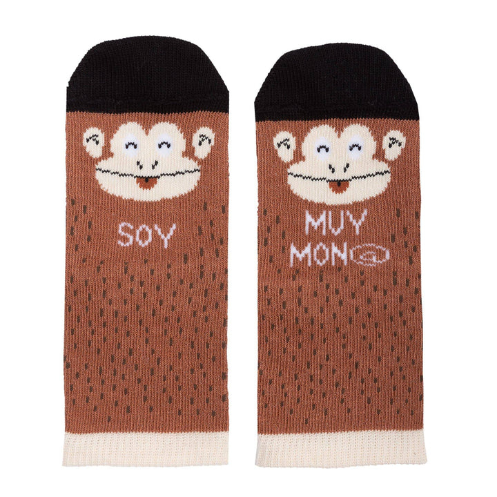 Mini calcetines "Mini Mono" - Bizcocho de Yogur