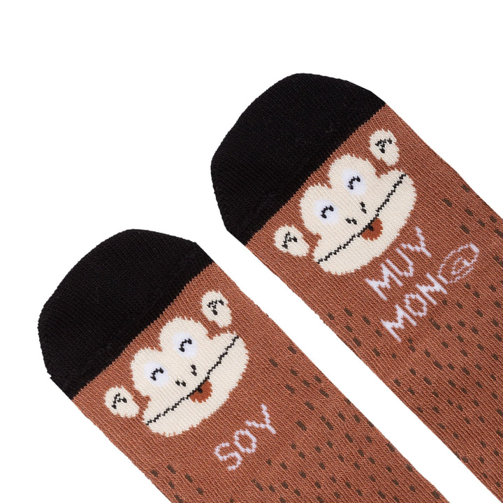 Mini calcetines "Mini Mono" - Bizcocho de Yogur