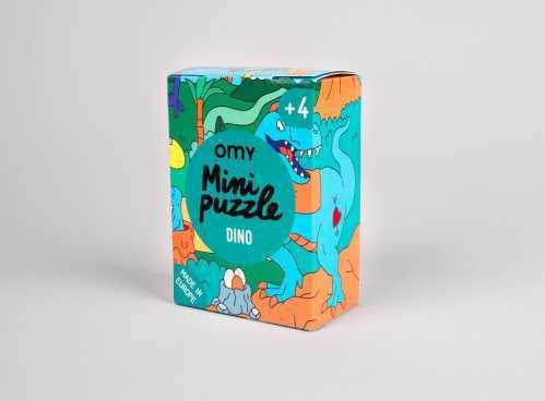 Mini puzzle OMY Dinos - Bizcocho de Yogur