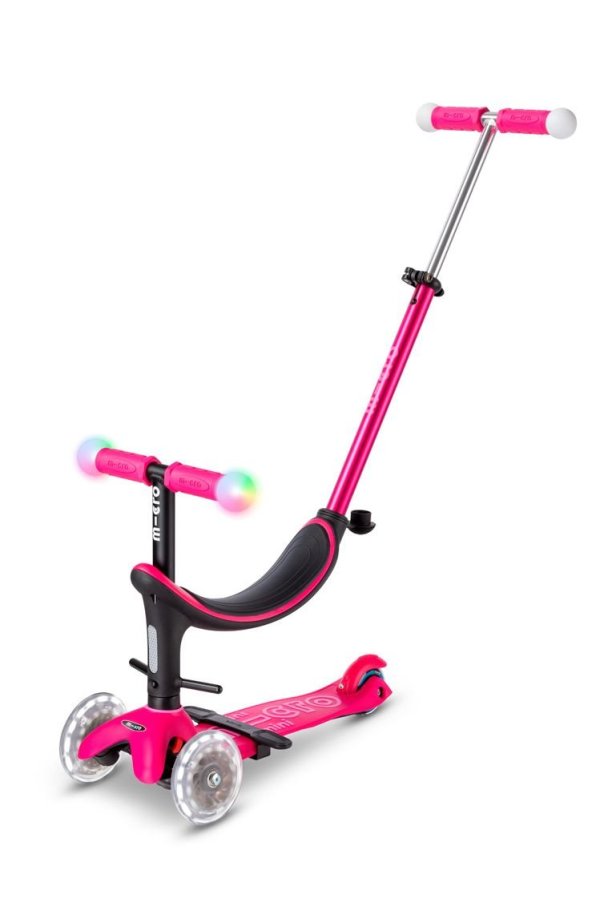 Micro 4 en 1 Deluxe LED Rosa