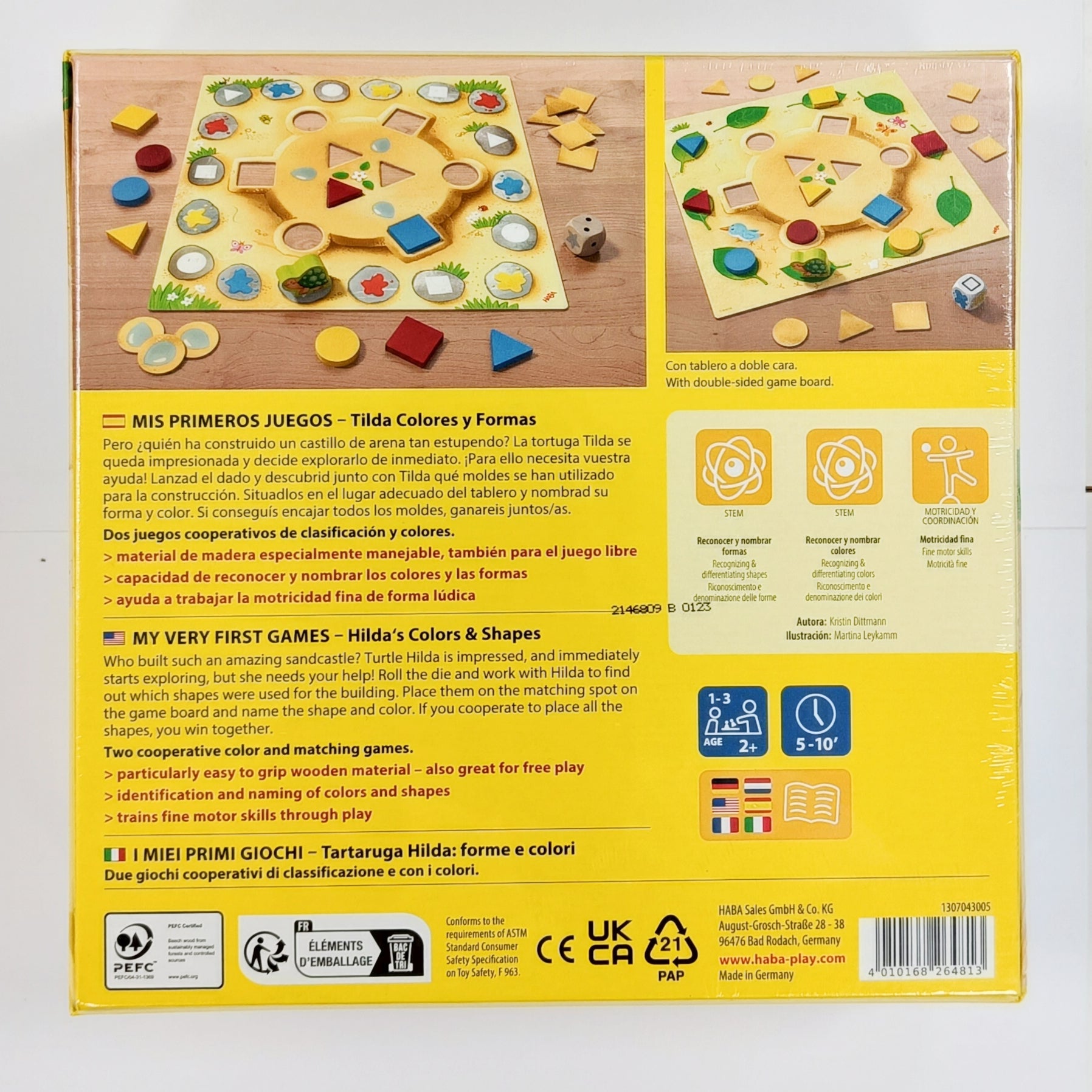 HABA Mis Primeros Juegos – Memo Con Maxi – Juego De Memoria Para Niños +2 Años