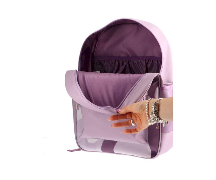 Mochila Escolar Grande Camuflaje Lilac - Bizcocho de Yogur