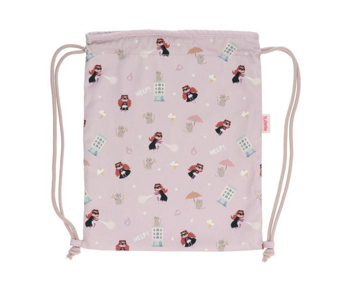 Mochila Saco Tela Fantastic Girl - Bizcocho de Yogur