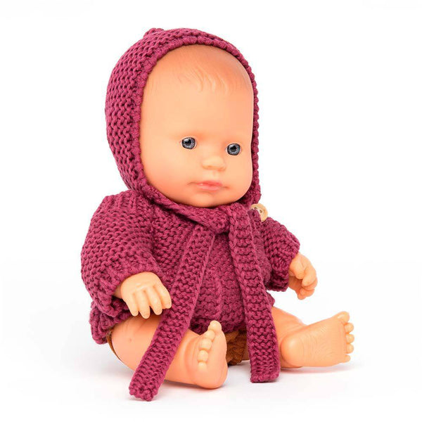 Muñeco niño caucásico de 21 cm con vestido dune - Bizcocho de Yogur