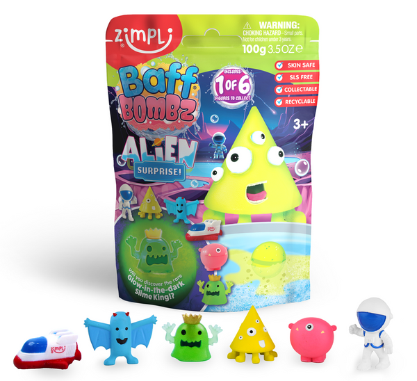 Bomba de baño surprise Aliens · Zimpli