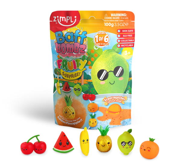 Bomba de baño surprise Frutas · Zimpli