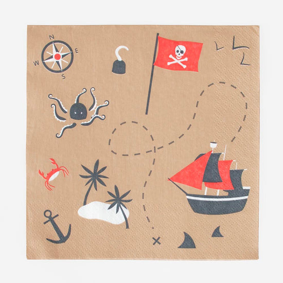 Pack 20 servilletas de papel Piratas · My Little Day - Bizcocho de Yogur