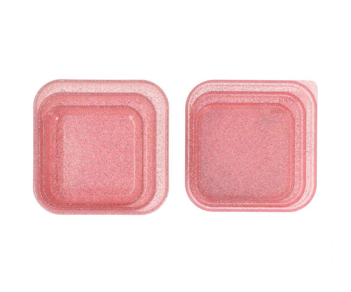 Pack 3 Cajas Almuerzo Glitter Pink - Bizcocho de Yogur