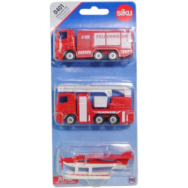 Pack 3 vehículos bomberos · Siku - Bizcocho de Yogur