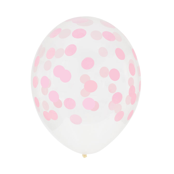 Pack 5 globos confetti Rosas · My Little Day - Bizcocho de Yogur