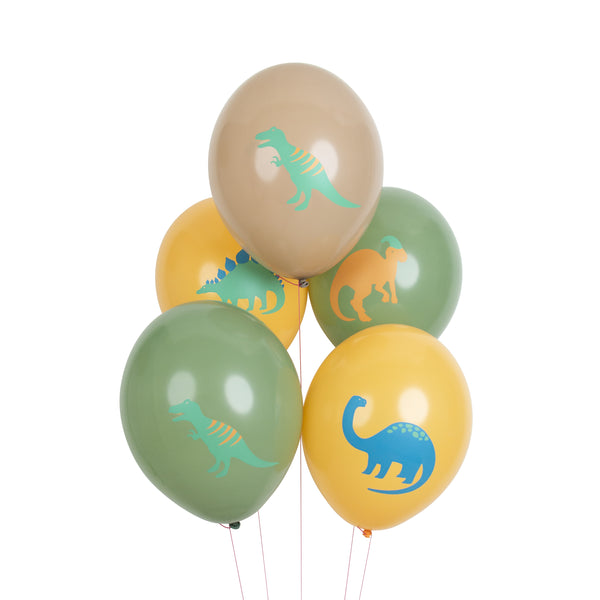 Pack 5 globos impresos Dinosaurios · My Little Day - Bizcocho de Yogur