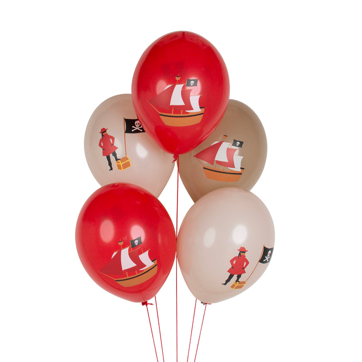 Pack 5 globos impresos Piratas · My Little Day - Bizcocho de Yogur