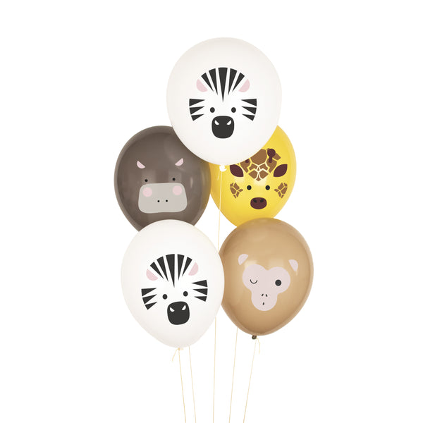 Pack 5 globos impresos Safari · My Little Day - Bizcocho de Yogur