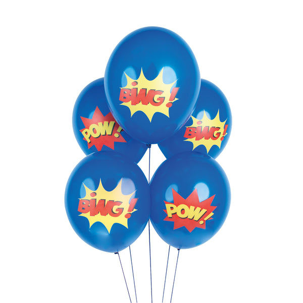 Pack 5 globos impresos Superheroes · My Little Day - Bizcocho de Yogur