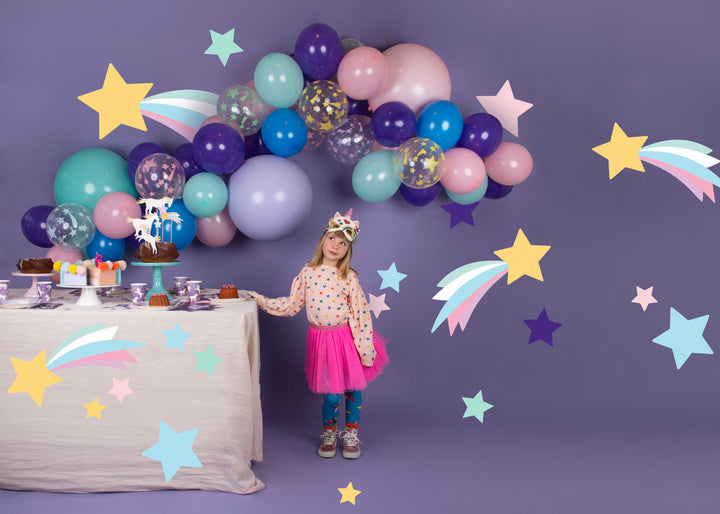 Pack 5 globos impresos Unicornios · My Little Day - Bizcocho de Yogur