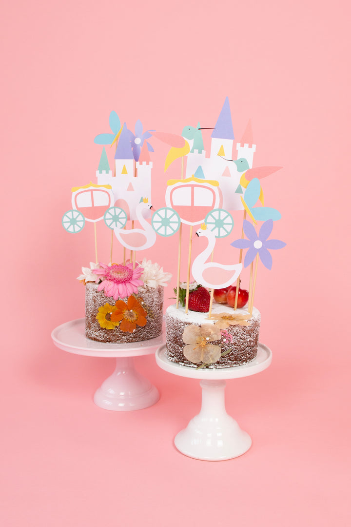 Pack 6 Topper para tartas Princesas · My Little Day - Bizcocho de Yogur