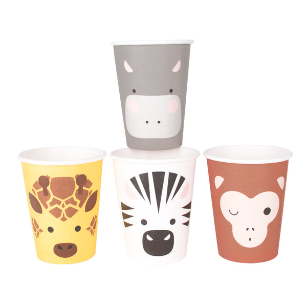 Pack 8 vasos de papel Safari · My Little Day - Bizcocho de Yogur