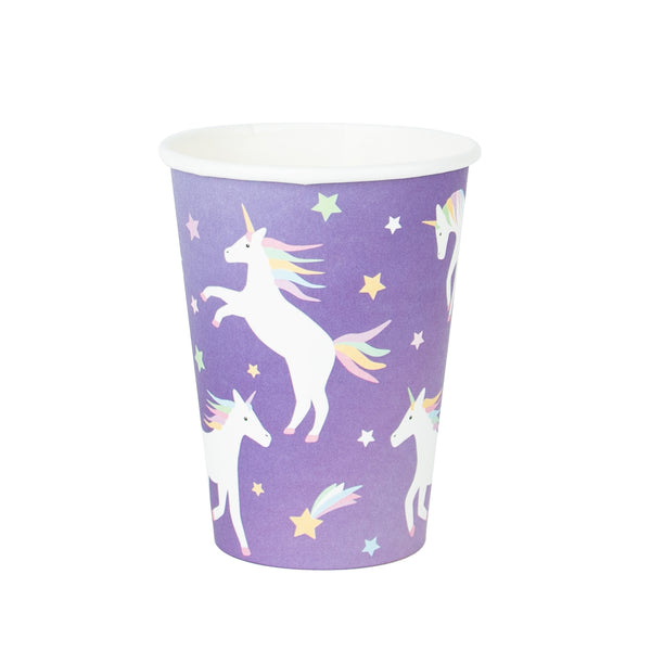 Pack 8 vasos de papel Unicornios · My Little Day - Bizcocho de Yogur