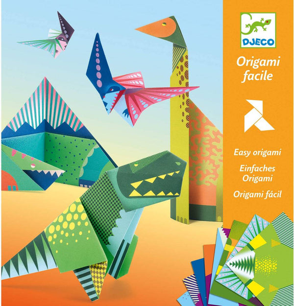 Papiroflexia Origami Dinosaurios · DJECO - Bizcocho de Yogur