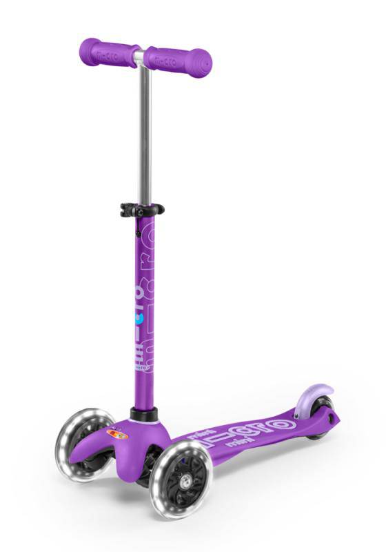 Patinete Mini Deluxe LED · Lila - Bizcocho de Yogur