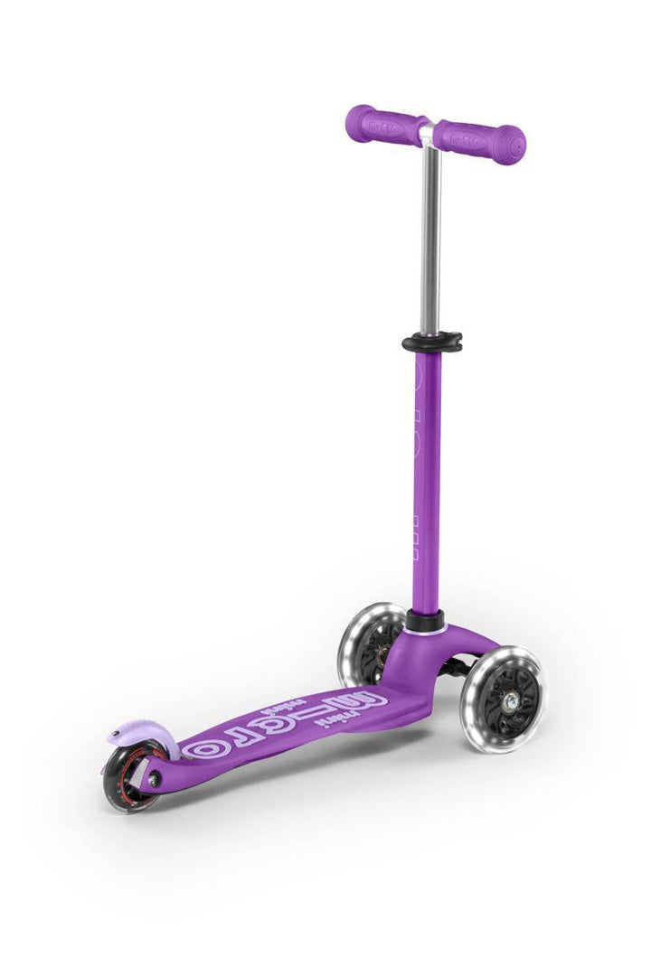 Patinete Mini Deluxe LED · Lila - Bizcocho de Yogur