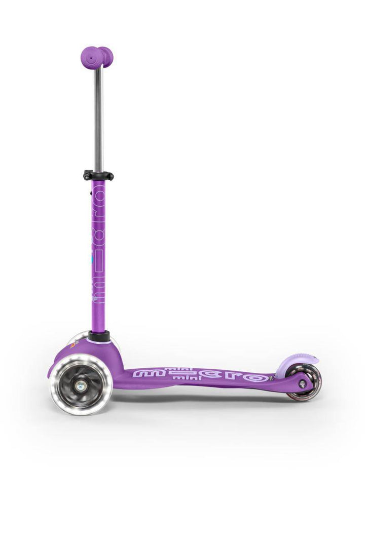 Patinete Mini Deluxe LED · Lila - Bizcocho de Yogur