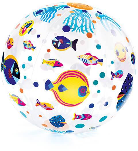 Pelota Fishes 35 cm · DJECO - Bizcocho de Yogur