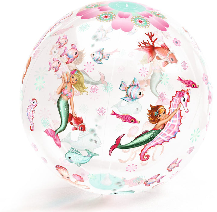 Pelota Mermaid 35 cm · DJECO - Bizcocho de Yogur