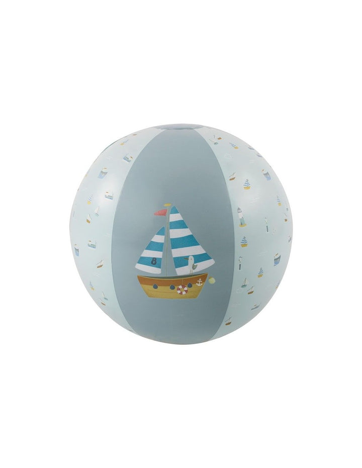 Pelota playa Sailors Bay 35 cm - Little Dutch - Bizcocho de Yogur