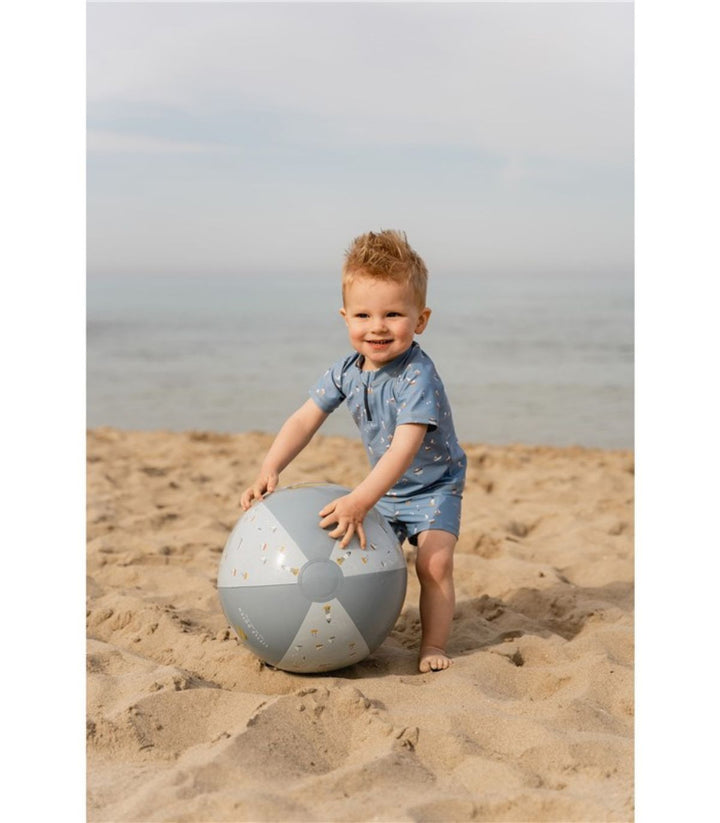 Pelota playa Sailors Bay 35 cm - Little Dutch - Bizcocho de Yogur