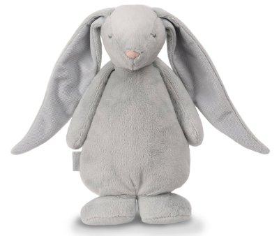 Peluche Luz-Sonido Conejo Moonie Gris - Bizcocho de Yogur