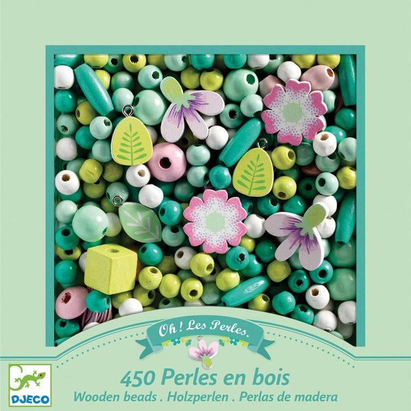 Perlas de Madera Hojas y Flores · DJECO - Bizcocho de Yogur