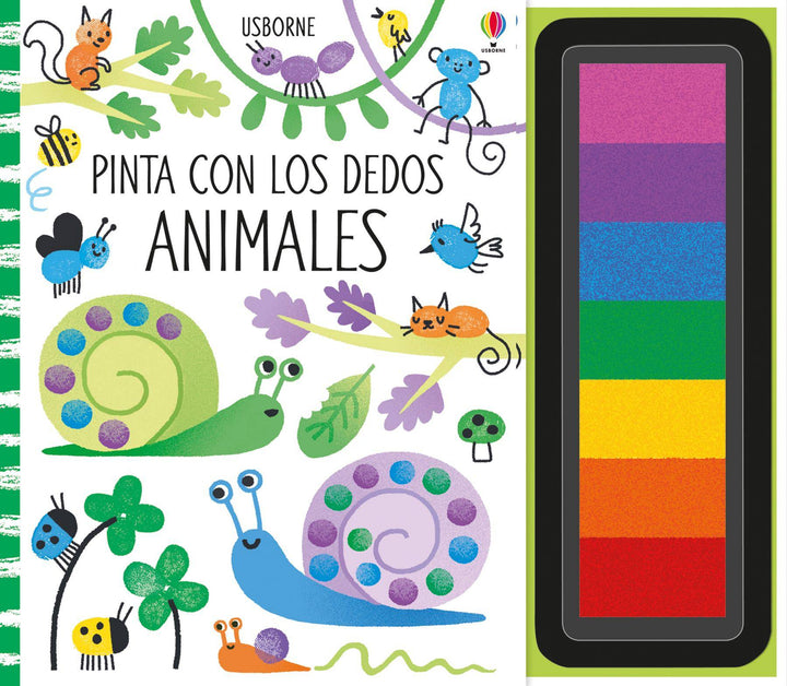 Pinta con los dedos · Animales - Bizcocho de Yogur