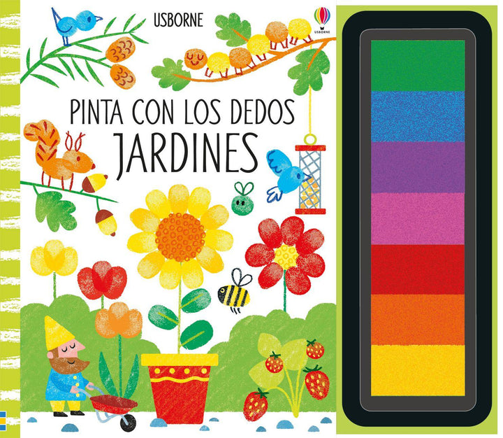 Pinta con los dedos · Jardines - Bizcocho de Yogur